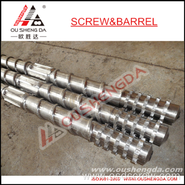 90mm single extruder screw barrel mixhead design for film blowing machine